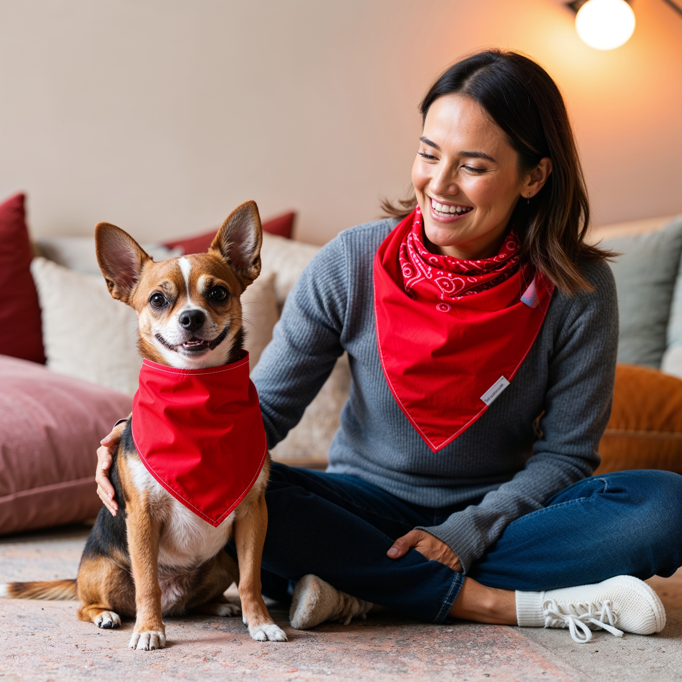PawChic Adjustable Velcro Bandana for Pets - Image 3