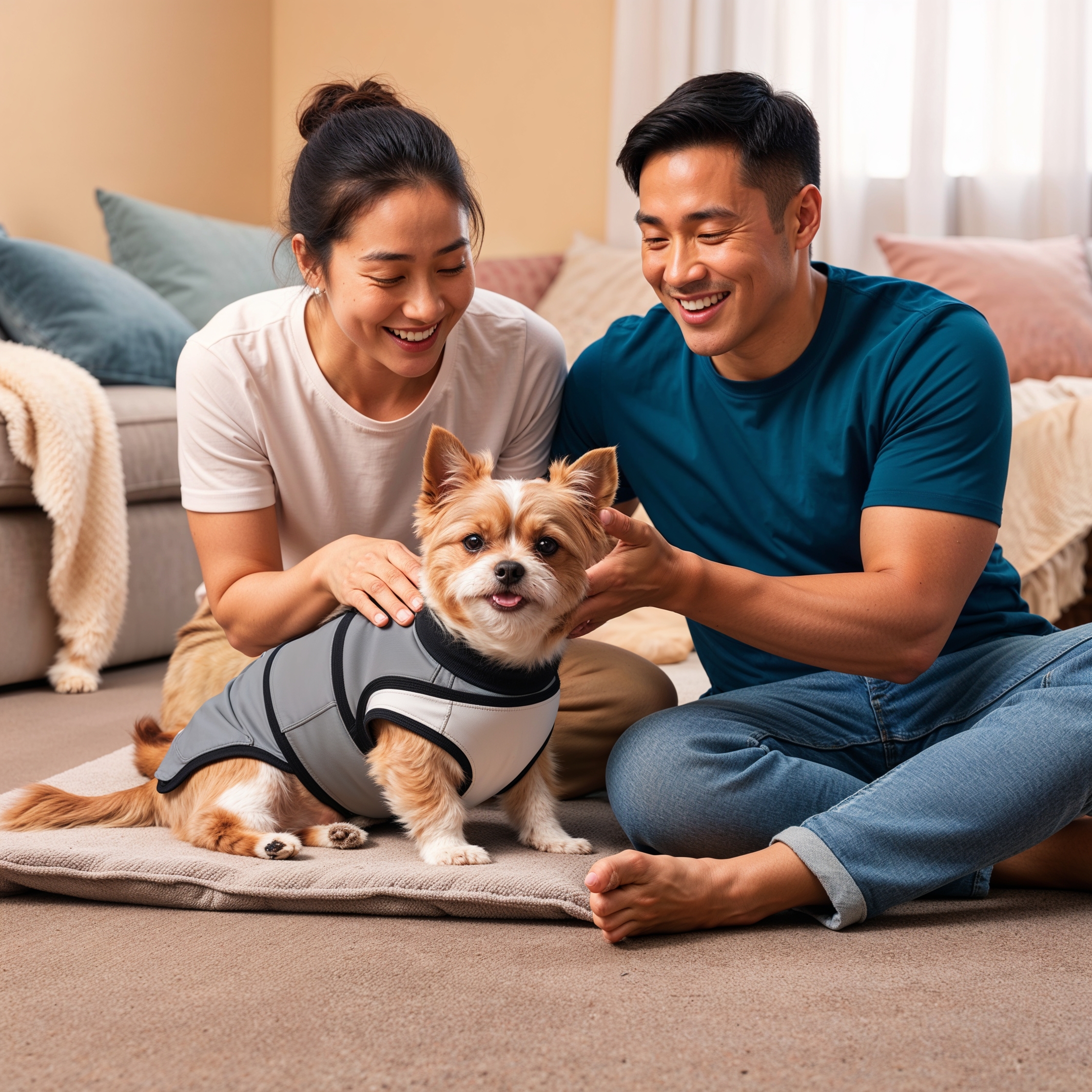 CalmPaws Anxiety Relief Compression Shirt for Pets - Image 2