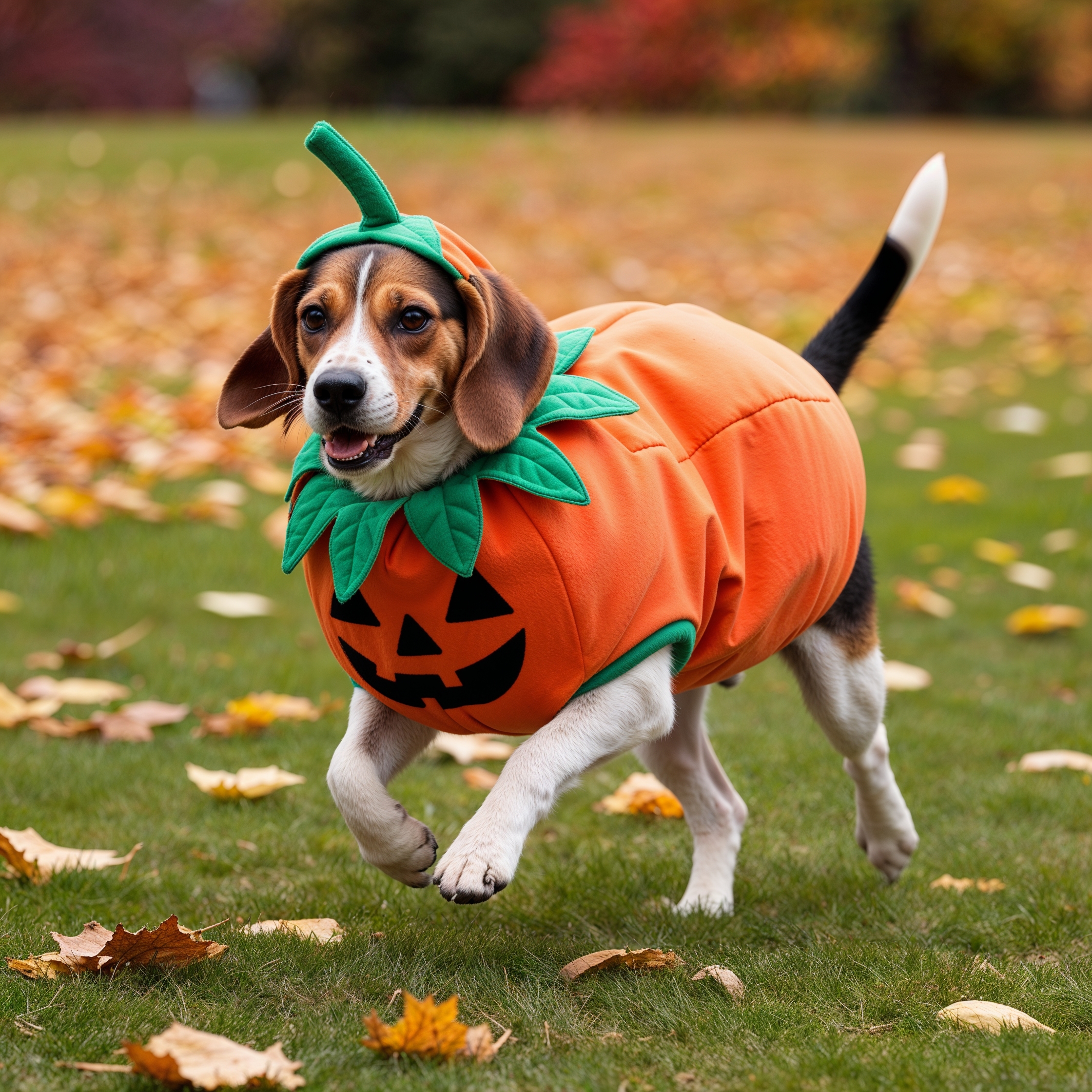 SpookyPaws Pumpkin Suit for Pets - Image 3