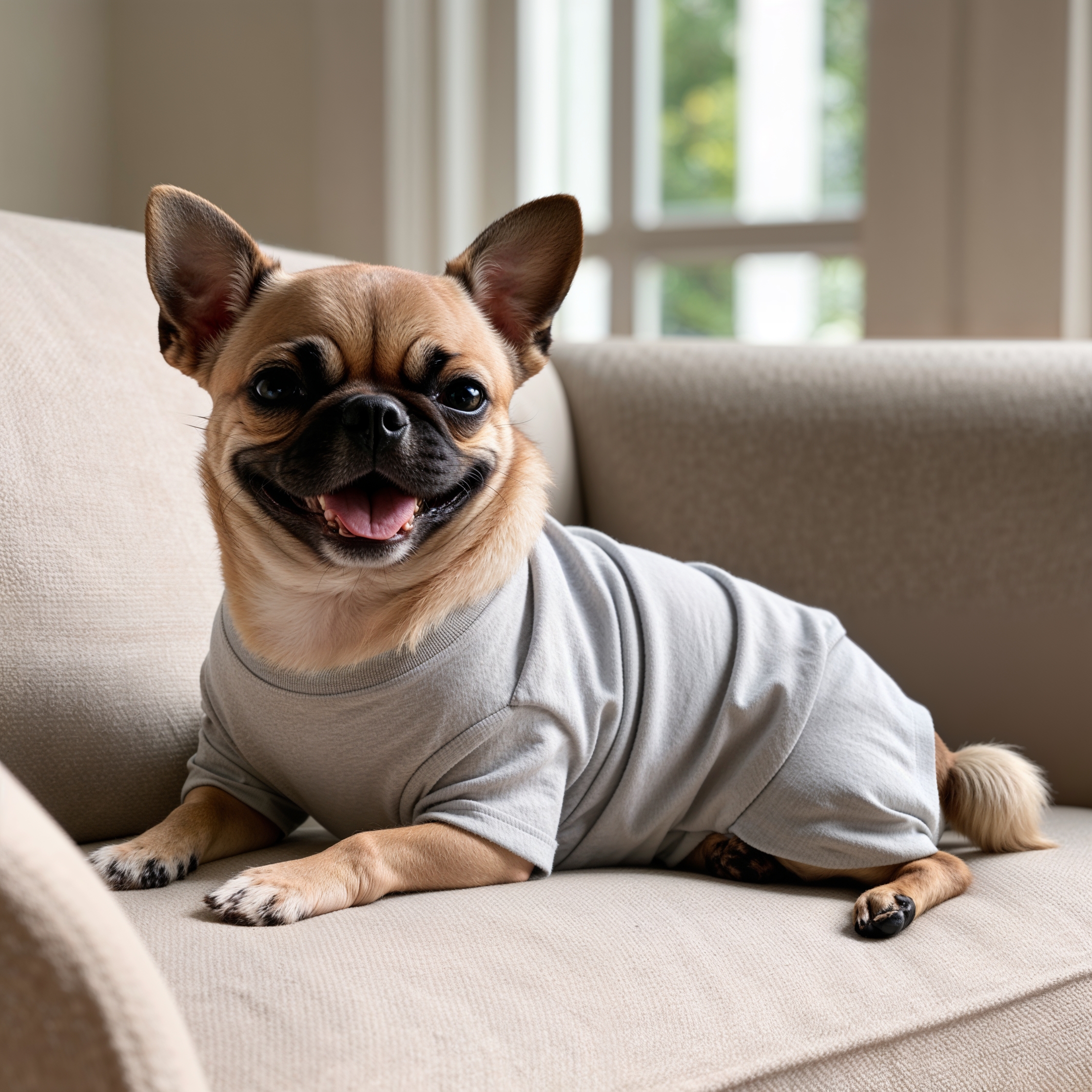 ComfyPaws Plain Cotton T-Shirt for Pets - Image 4