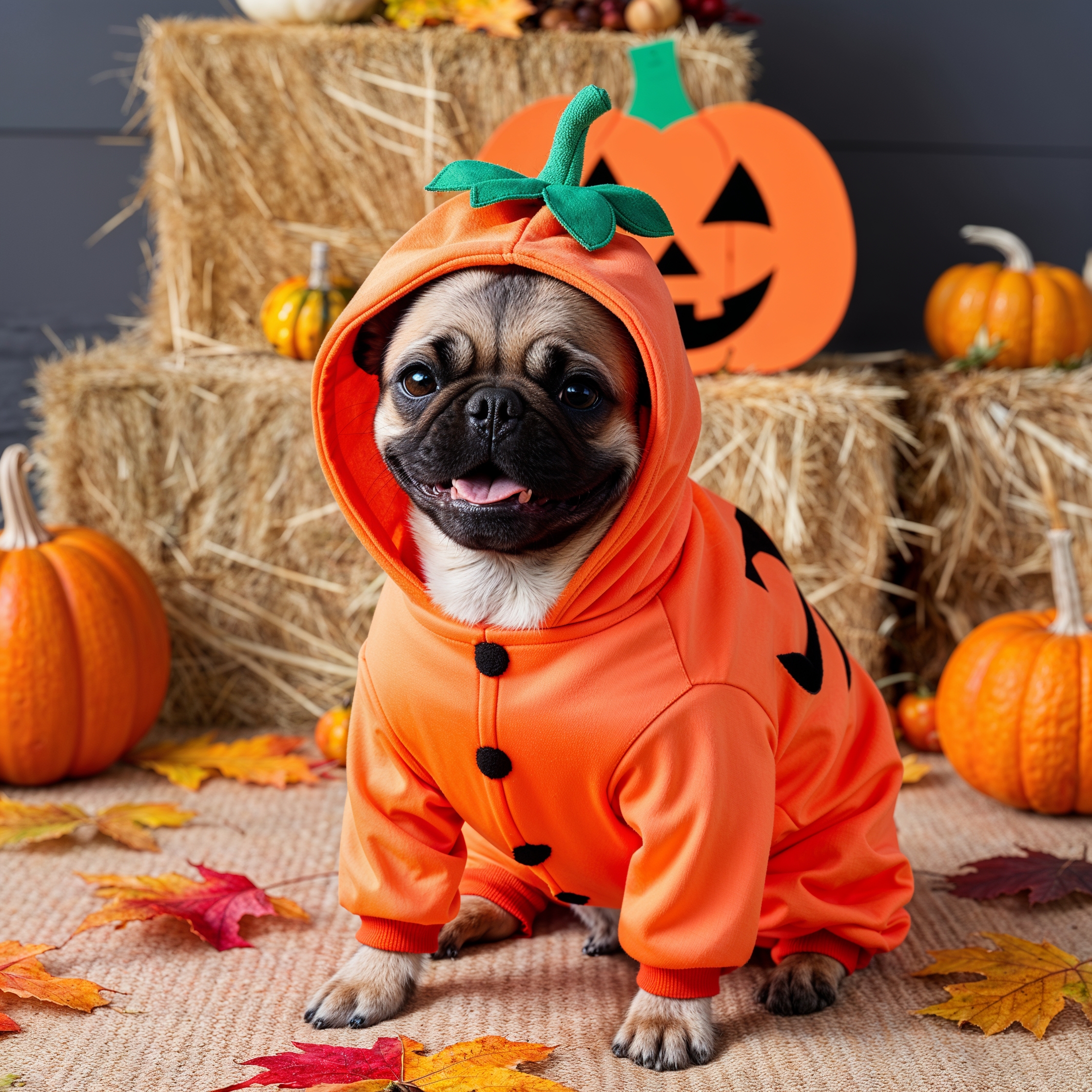 SpookyPaws Pumpkin Suit for Pets - Image 5