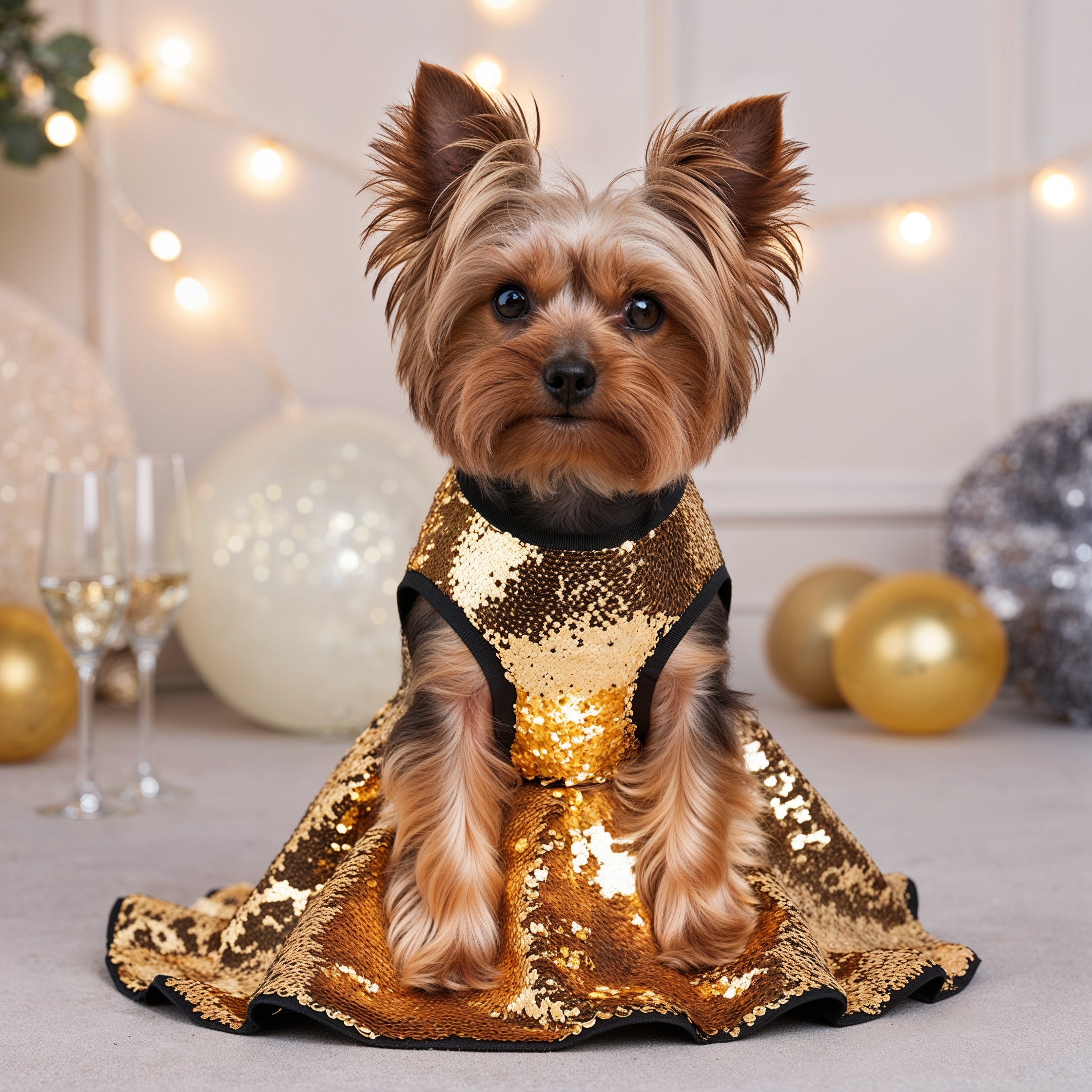 GlamPaws Sequin Evening Gown for Pets - Image 4