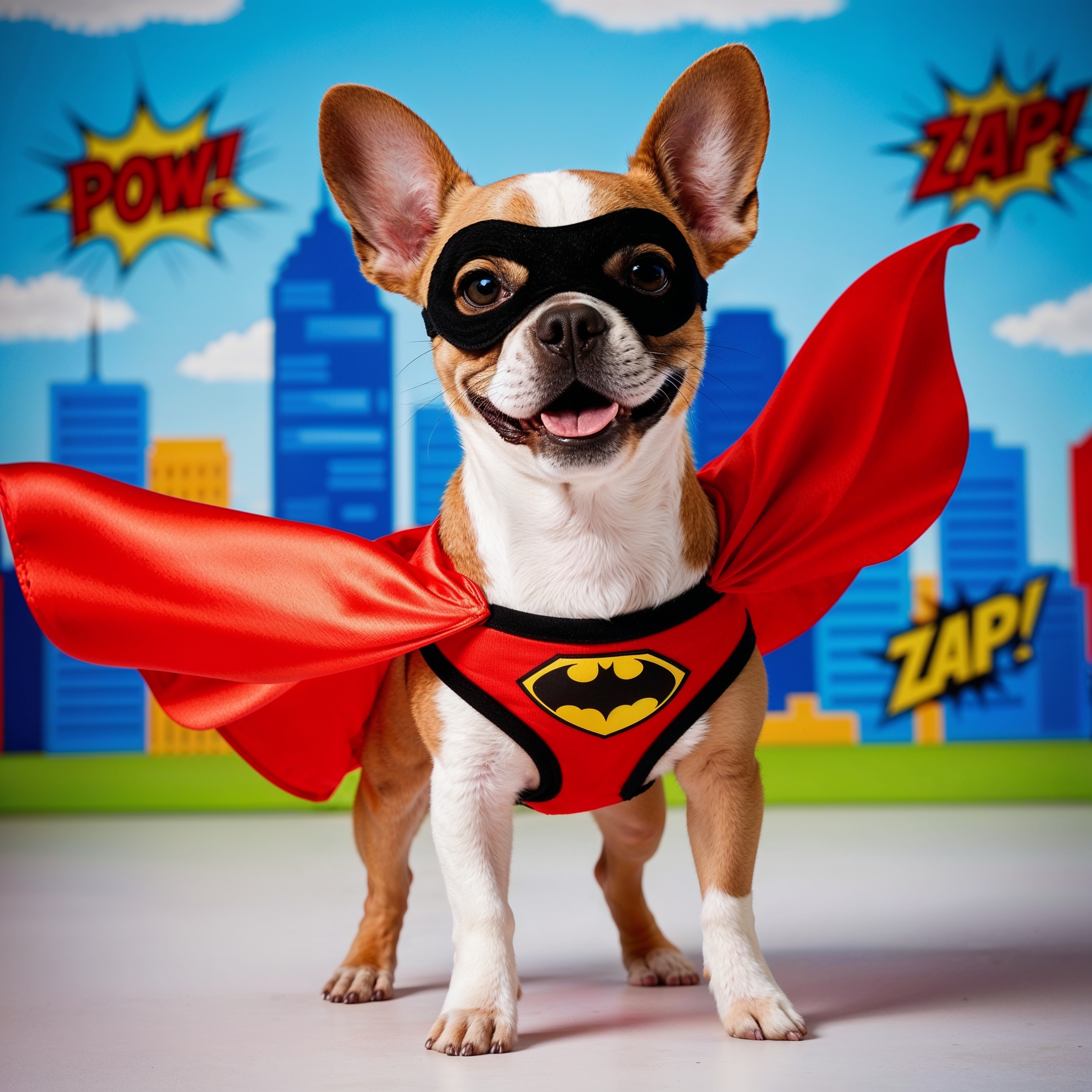 HeroPaws Superhero Cape and Mask for Pets