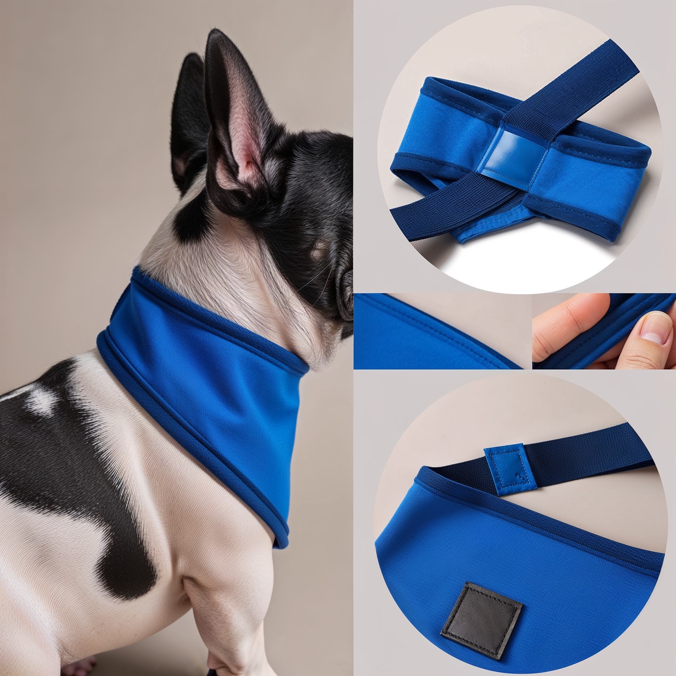 PawChic Adjustable Velcro Bandana for Pets - Image 7
