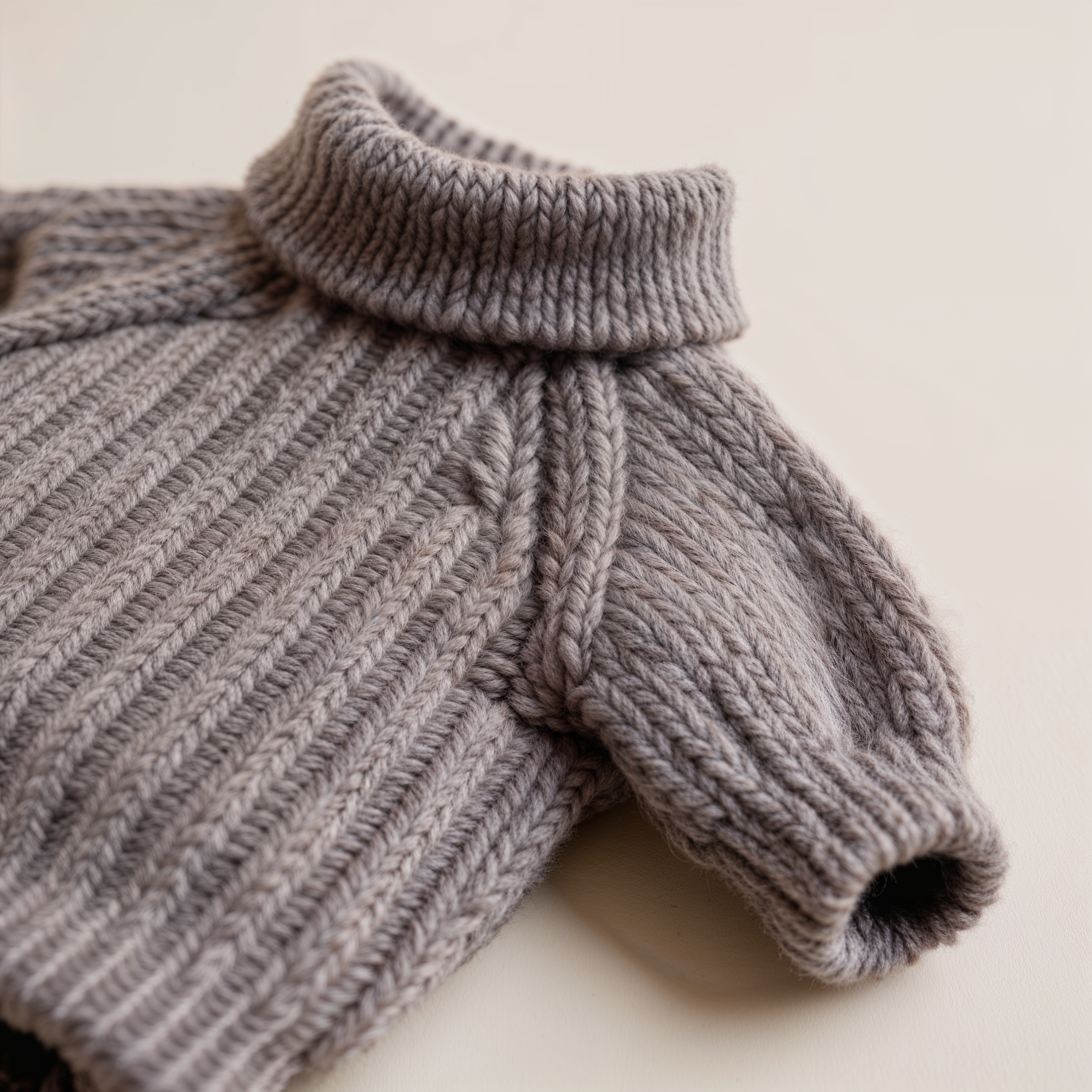 Knitted Wool Sweater - Image 5