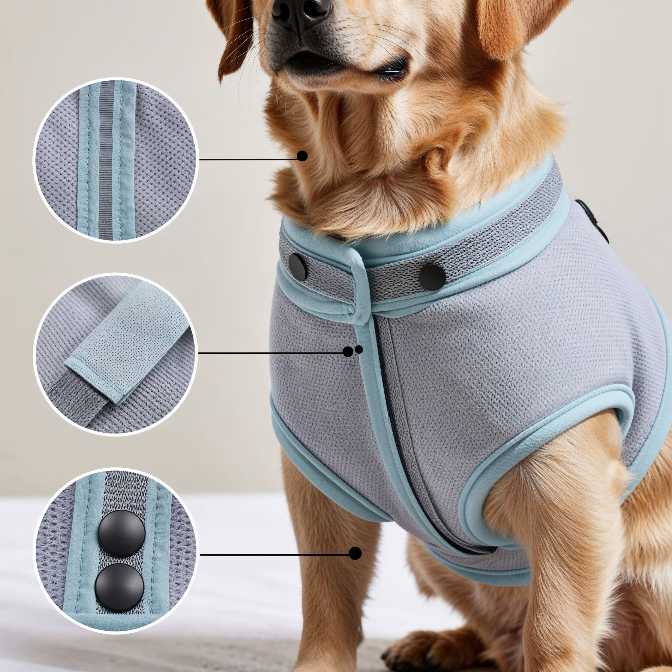 HealPaws Post-Surgery Recovery Suit for Pets - Image 5