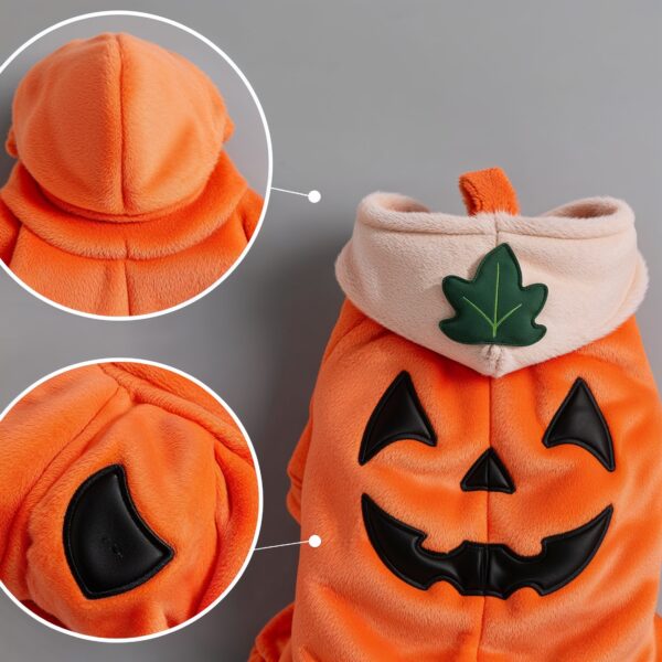 SpookyPaws Pumpkin Suit for Pets - Image 4