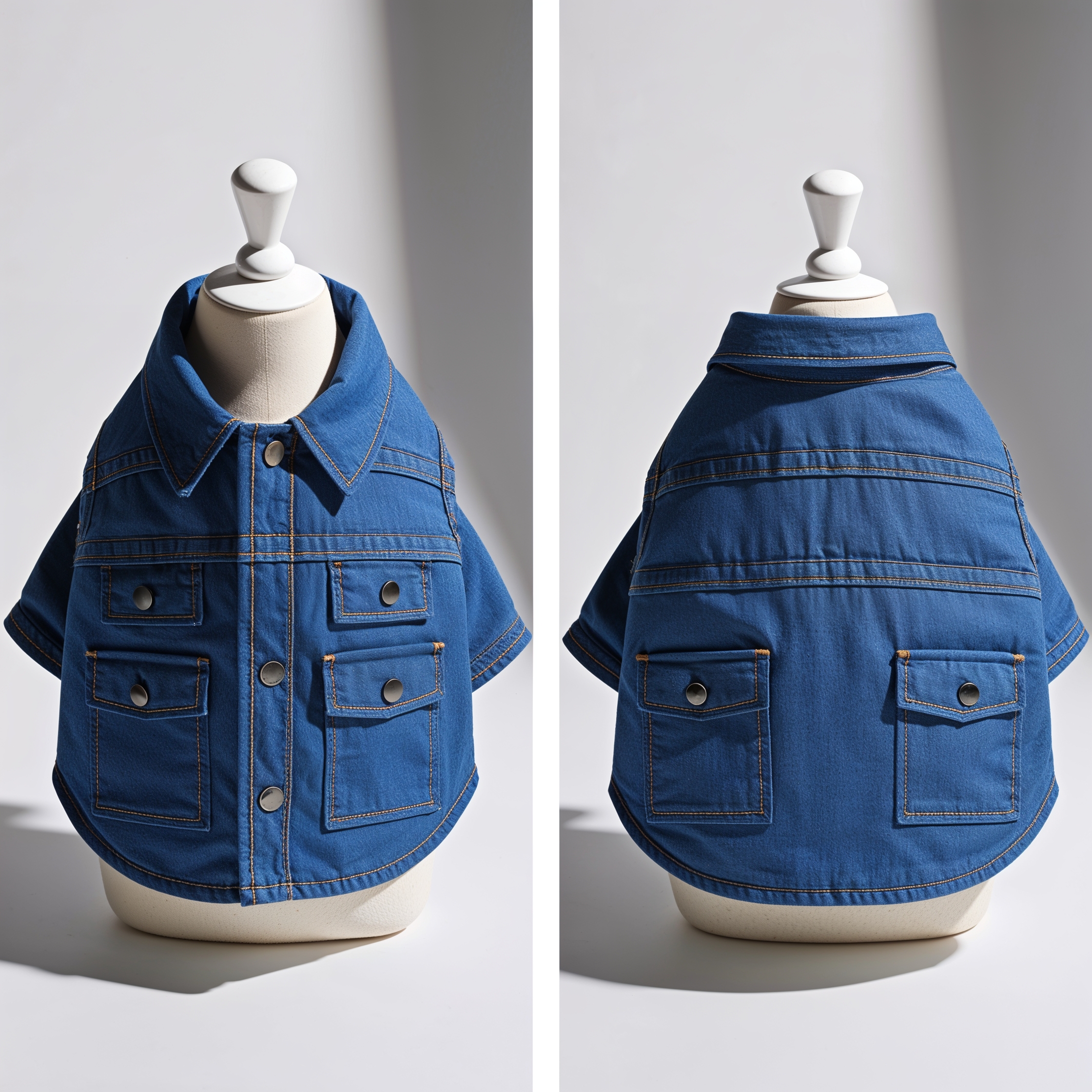 TrendPaws Classic Denim Jacket for Pets - Image 2