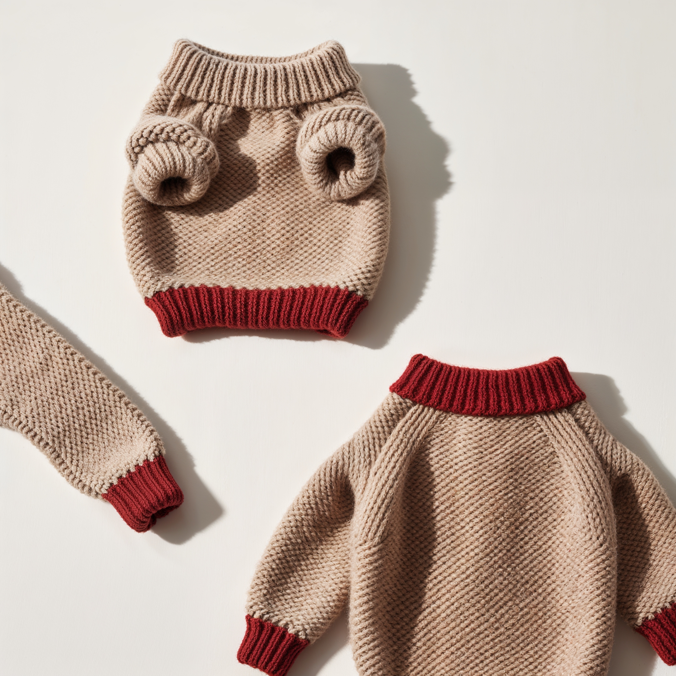 Knitted Wool Sweater - Image 3