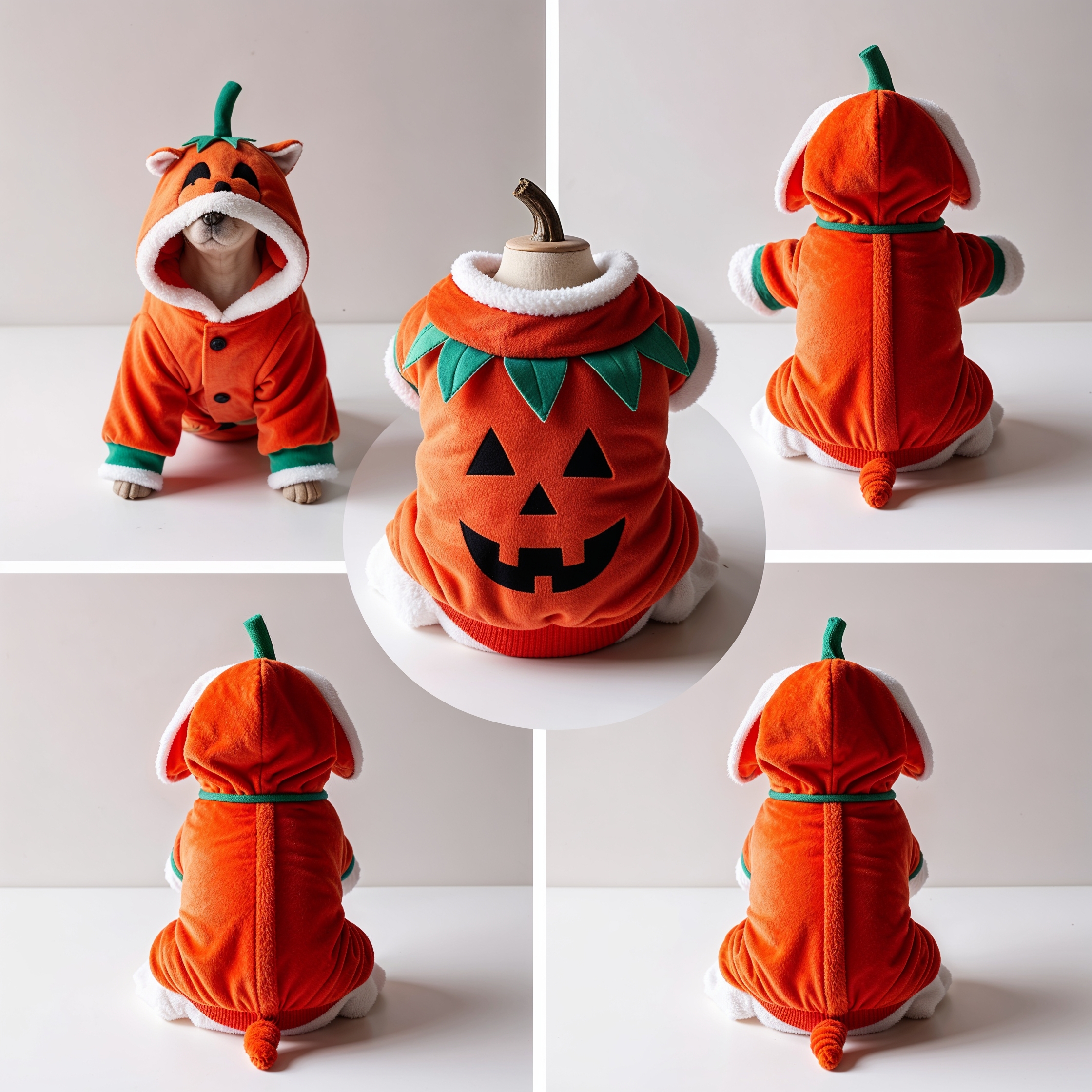 SpookyPaws Pumpkin Suit for Pets