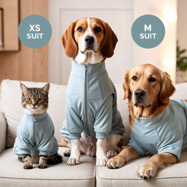 HealPaws Post-Surgery Recovery Suit for Pets - Image 2